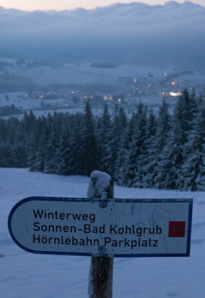 Pistenabzweig