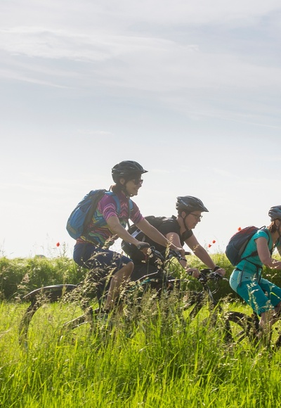 Radeln auf dem Bäderradweg