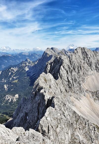Blick vom Gipfel des Wörner