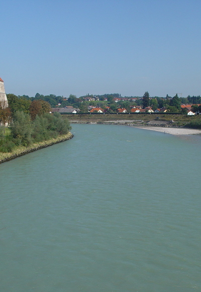 Salzachschleife bei Oberndorf - Laufen