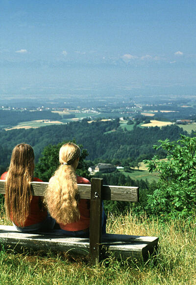 Blick vom Blasenstein im Ortskern
