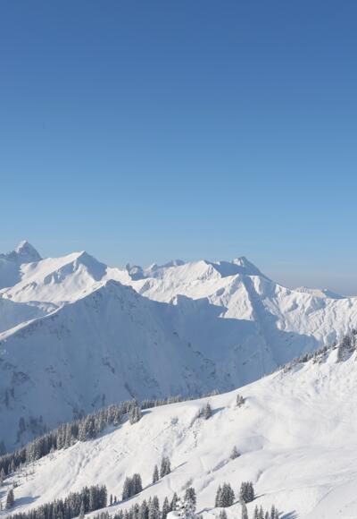 Blick auf die Güntlespitze