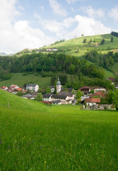 Blick auf die Gemeinde Laussa