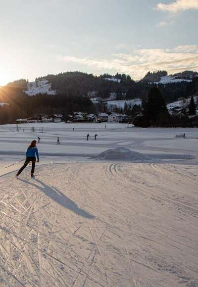 Langlaufen im Bergsteigerdorf Sachrang