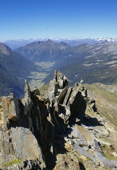 Rotbachler Spitze Ausblick Pfitschtal Sterzing
