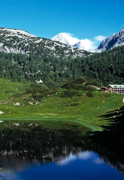 Kärlingerhaus vom Funtensee aus gesehen