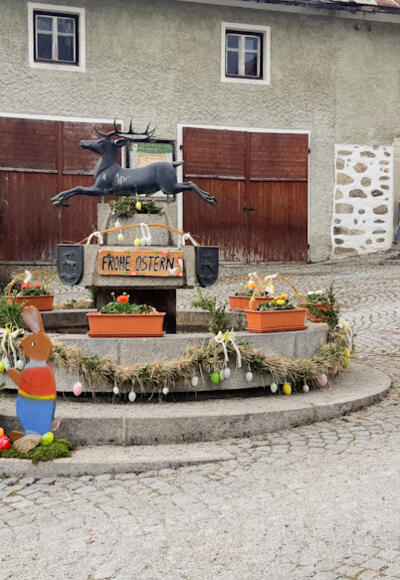 Marktplatz von Hirschbach