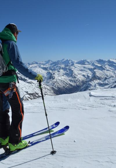 Blick vom Kleinvenediger zum Großglockner