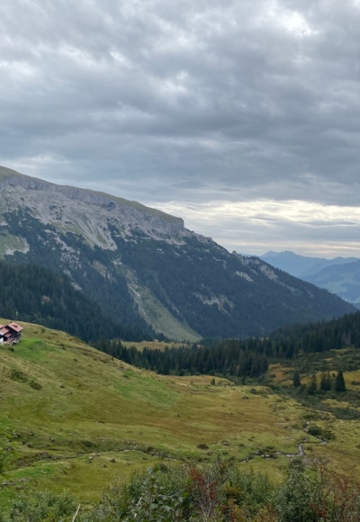 Blick zur Schwarzwasserhütte