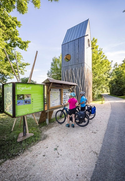 Am Vogelbeobachtungsturm bei Eglsee
