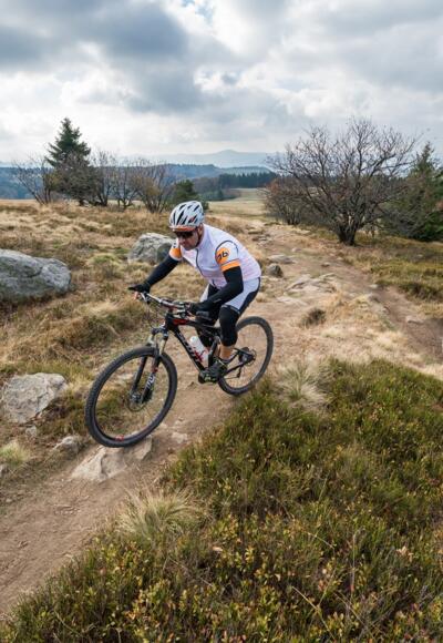 Mountainbiken in der Rhön