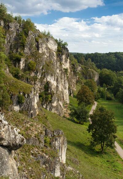 Blick ins Tal der Schwarzen Laber