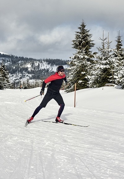 Die Auerhahnhöhenloipe ist ein Traum