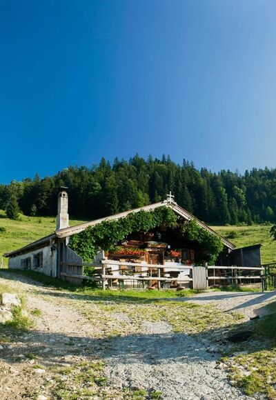 Goglalm Wandern Alm Hütte Einkehr