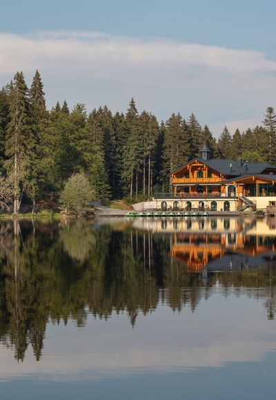 Der Große Arbersee und das Arberseehaus