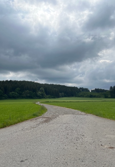Lechradweg Schongau Richtung Hohenfurch