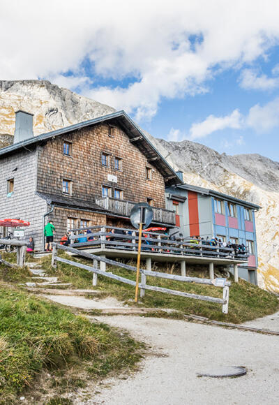 Das Carl-von-Stahl-Haus am Torrener Joch