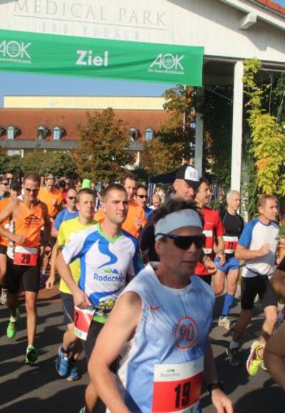 Teilnehmer beim Medical Park Marathon