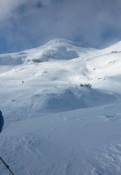 der weitere Wegverlauf ist gut einzusehen