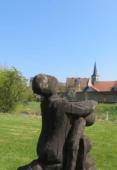 Skulptur auf dem Fränkischen Bibelweg, Seßlach