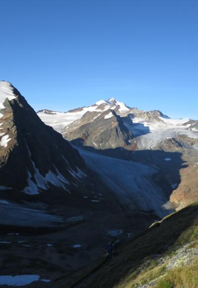 Wunderschön der Linke Fernerkogel Wildspitze und Hintere Brunnenkogel.