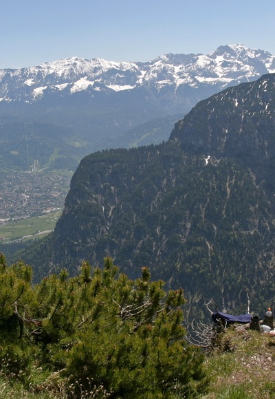 Auf dem Weg zum Brünstlkopf