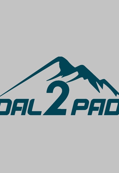 Pedal 2 Paddel Logo blau