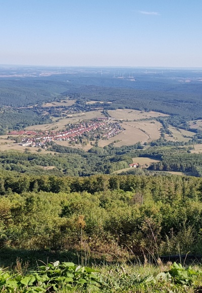 Ausblick von Kreuzberg auf die Walddörfer