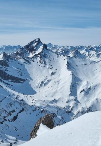 Große Schlenkerspitze - beim Aufstieg zum Muttekopf