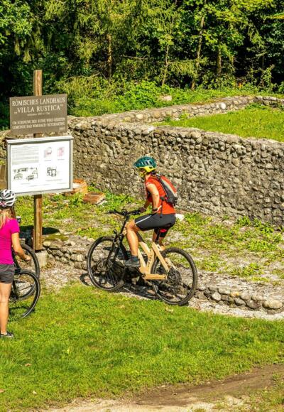 Römerradweg bei der Villa Rustica, Bad Wimsbach-N.