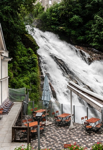 Bad Gastein - Kraftwerk en Wasserfall