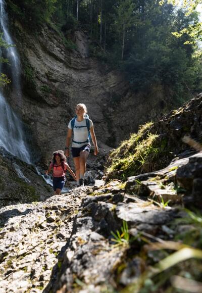 Bergzeit Alpenüberquerung - Tag 2 Tiefenbachklamm