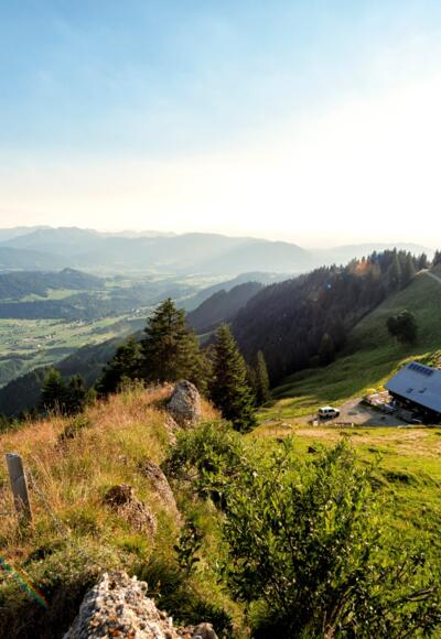 Ausblick vom Gipfel des Hochhäderichs