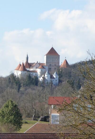 Blick auf Schloß Wörth
