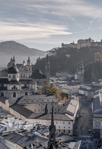 Blick auf die Altstadt von Salzburg