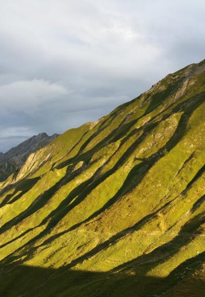 Ausblick von der Biberacher Hütte