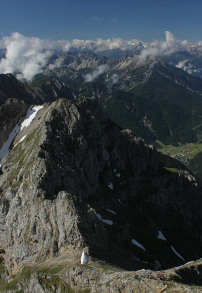 Blick zurück zum Gatterl