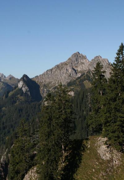 Blick zur Klammspitze