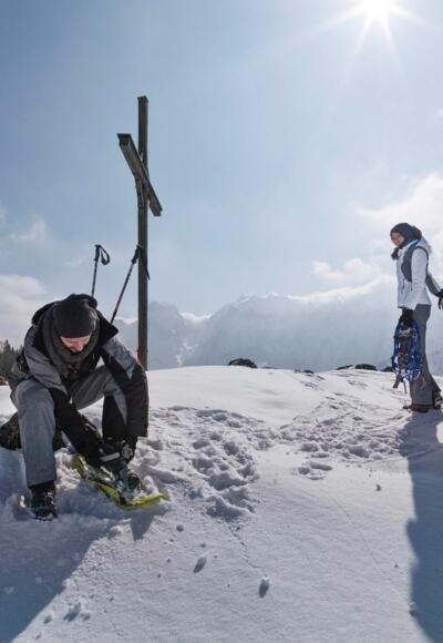 Schneeschuhwandern Winter Schnee