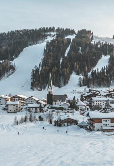 Langlaufen Hinterthiersee Winter Loipe