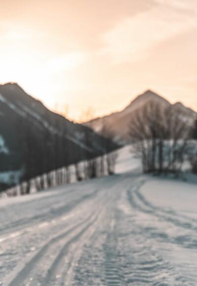 Langlaufen Hinterthiersee Loipe Winter