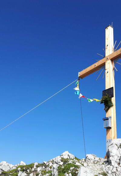 Scheffau_Scheffauer_Gipfelkreuz_Wilder Kaiser