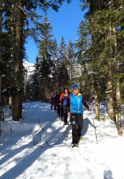 Scheffau_Bruggenmoos Schneeschuhrunde_Wilder Kaiser