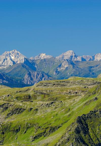 Blick auf Lienzer Dolomiten von Oberer Seescharte