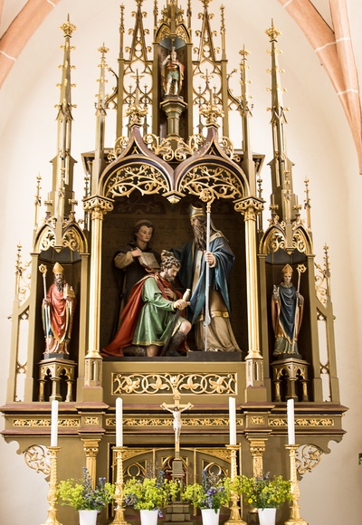In der St. Rupert Kirche in Gaden