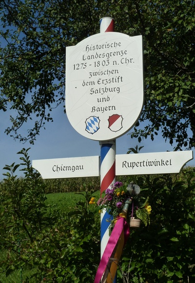 Historische Landesgrenze bei Lauter