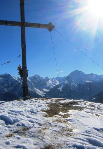 Fantastischer Blick auf Serles und Habicht