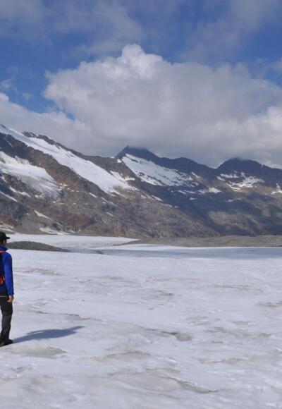 Gurgler Ferner, Abstieg zum Hochwildehaus