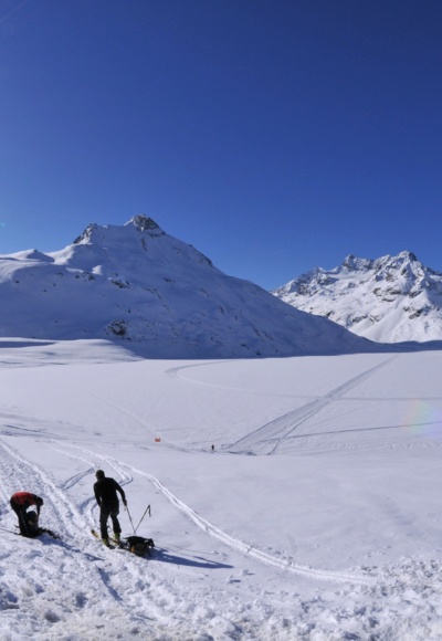 Bielerhöhe, Blick in die Silvretta