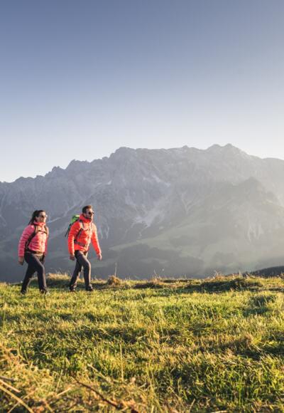Wanderer am Pinzga Hatscha